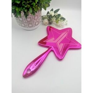 Jeffree Star Cosmetics Star Hand Mirror Hot‎ Pink Chrome Display model - No Box